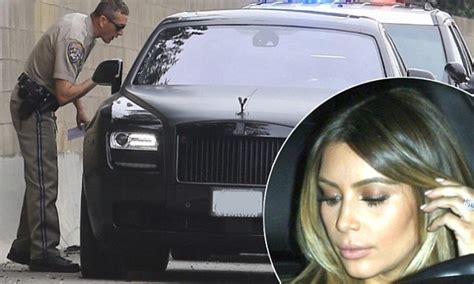 Kim Kardashian Pulled Over For Speeding By Police On Busy La Freeway