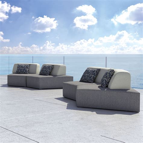 They were made for outside — and you wouldn't think of bringing them inside. Tropitone Fit Upholstered Outdoor Lounge Chair Set | TT ...
