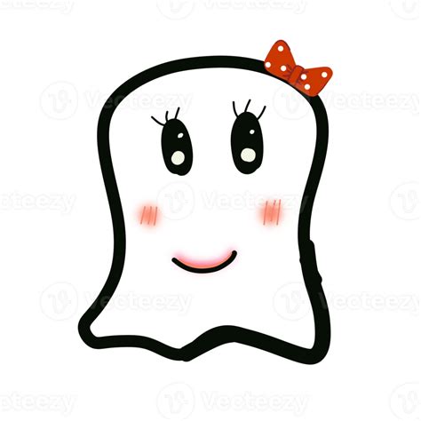 Cute Ghost Girl 23288044 Png