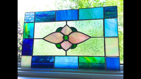 How To Make A Stained Glass Window Panel For Beginners Youtube