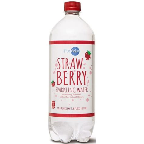 Puraqua Strawberry Sparkling Flavored Water 338 Fl Oz Instacart