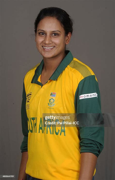 Trisha Chetty Of South Africa Poses For A Portrait During The Womens News Photo Getty Images