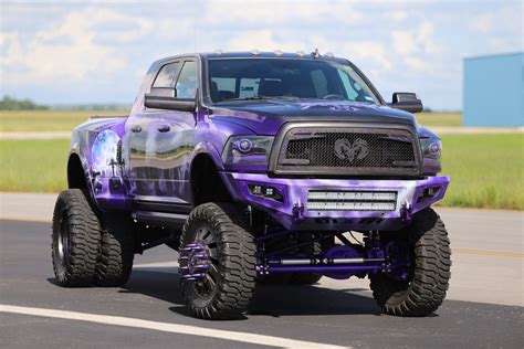 Purple Madness Airbrushed Dodge Ram — Gallery