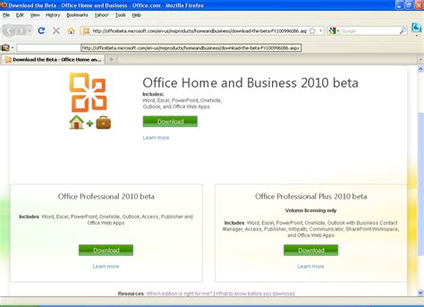Microsoft word is the word processor with complex, yet intuitive, functionality. Free Download Microsoft Office 2010 Beta Version