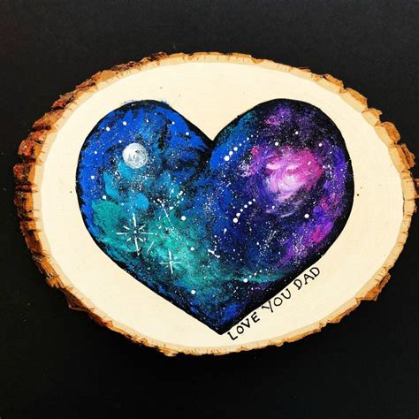 Father s day is a special occasion that gives you the chance to show your dad how much you love and admire. Handmade Father's Day Gift - Galaxy Painting • Color Made ...