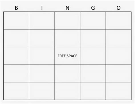 Blank Bingo Template Word Sample Cv English Resume With Regard To