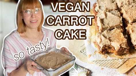 How To Make Vegan CARROT CAKE Gluten Free Healthy YouTube