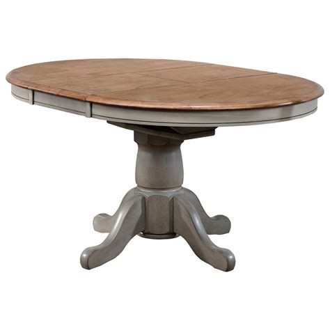 Winners Only Barnwell 42 Pedestal Table With 15 Butterfly Leaf