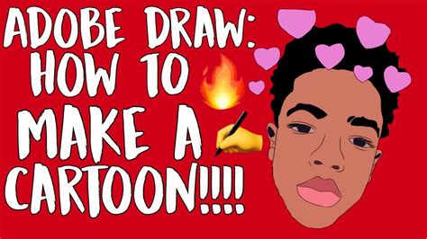 Adobe Draw How To Make A Cartoon Youtube