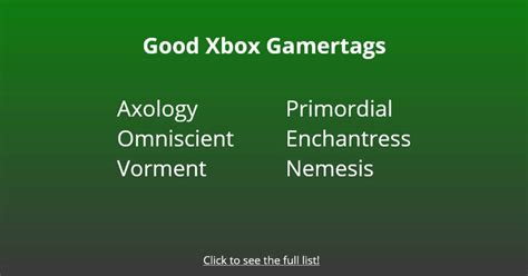 390 Good Cool And Best Xbox Names For Your Gamertag Followchain
