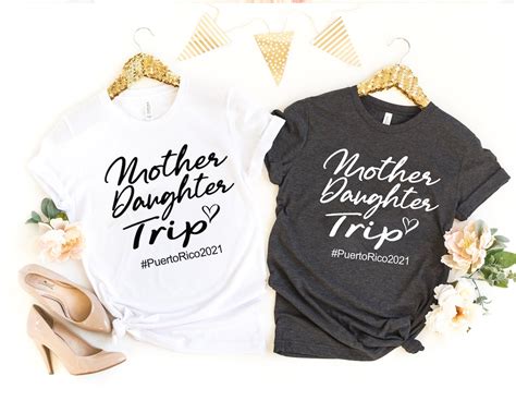 mother daughter trip shirt customized mother daughter etsy