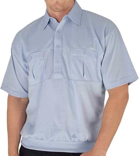 Palmland Classic 2 Pocket Solid Banded Bottom Polo Shirt Big And Tall