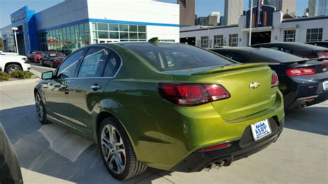 2016 Chevrolet Ss Sedan Jungle Green Metallic