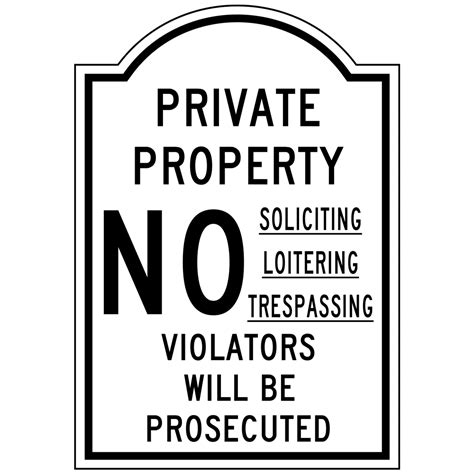 Private Property Engraved Sign Egre 13357 Blkonwht Private Property