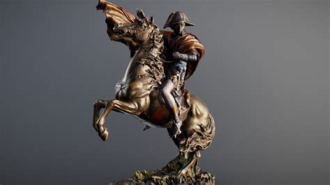 Napoleon Crossing The Alps Buy Royalty Free 3d Model By Inciprocal