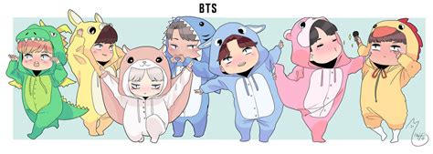 See more ideas about bts drawings, bts fanart, kpop fanart. Chibi BTS cute by Minho-ewe on DeviantArt