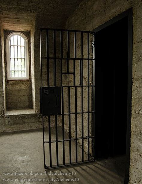 Old Beauregard Jail Cell Door Prison Louisiana Hanging Arched Windows Gothic Historic Photo