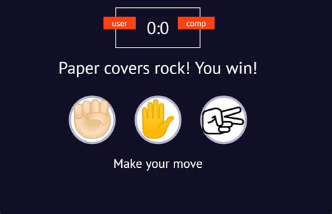 Rock Paper Scissor Game - Codezips