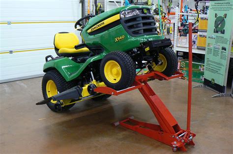 Lawn Tractor Lifts At Garden Equipment