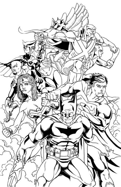 Dc Comics Justice League Coloring Pages Coloring Pages
