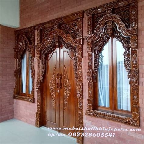 Maybe you would like to learn more about one of these? 2020 Tipe Desain rumah pakai kusen pintu gebyok jawa minimalis ukiran jepara - Mebel Ukir ...