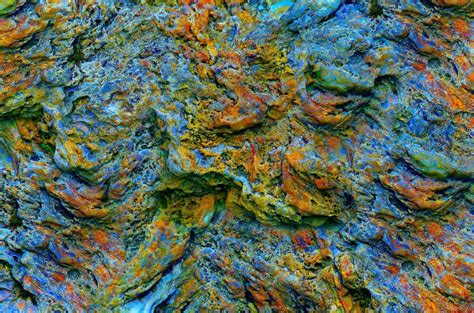 Abstract Weathered Colorful Rock Pattern Stock Photo Image Of