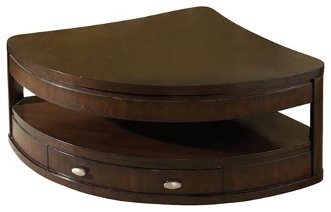 Black large rectangle wood coffee table with lift top. Steve Silver Isabelle 39x39 Corner Wedge Lift Top Cocktail ...