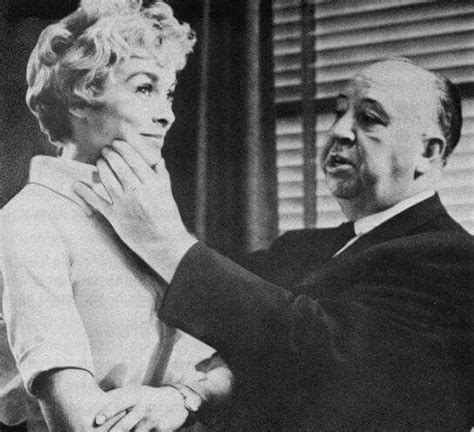 Janet Leigh And Alfred Hitchcock Janet Leigh Alfred Hitchcock Hitchcock