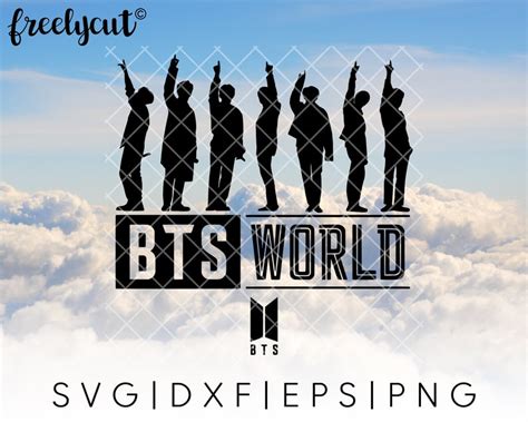 Bts World Svg Cut File Template For Cricut Silhouette Etsy