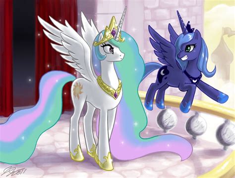 Princess Celestia And Luna By Johnjoseco On Deviantart Celestia And