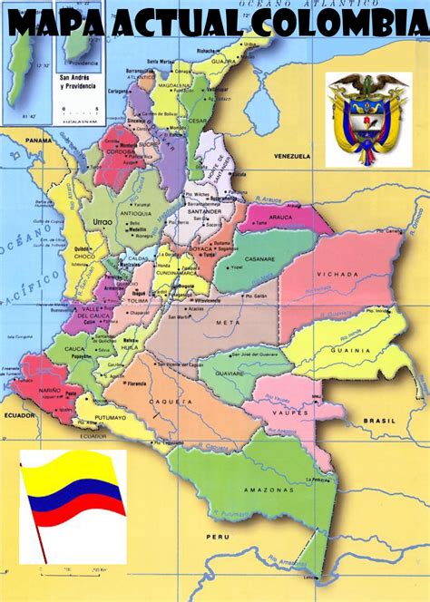 Croquis Del Mapa Politico De Colombia