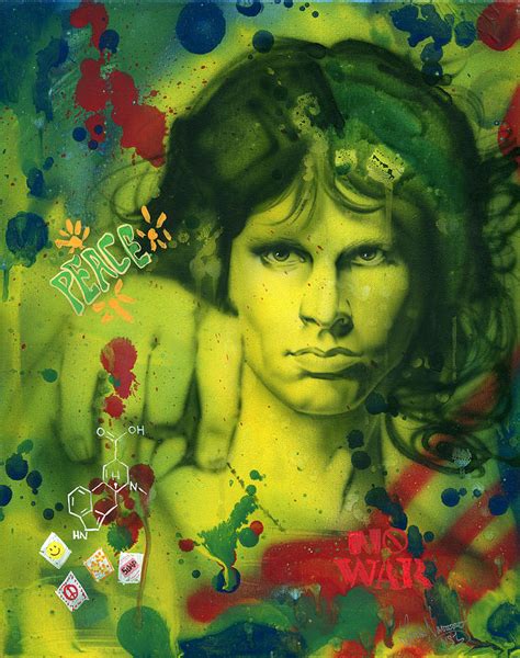 Jim Morrison Painting By Luis Navarro