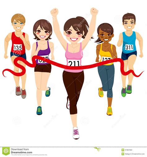 Image Result For Woman Crossing The Finish Line Female Runner Female