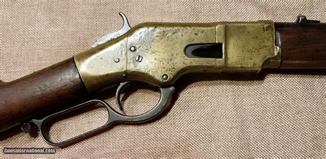 Winchester 1866 Yellow Boy 44 Rim Fire Lever Action Rifle 20 Round Bbl