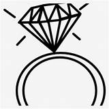 Ring Clipart Diamond Engagement Transparent Clip Color Clipground Background sketch template