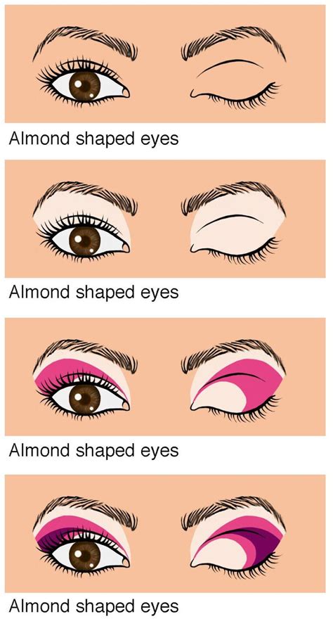 Apply Eye Shadow On Almond Eye Lids In 2019 Almond Eye Makeup Almond