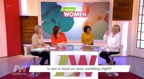 Ruth Langsford Shares Tmi About Her Sex Life With Eamonn Holmes On Loose Women Mirror Online