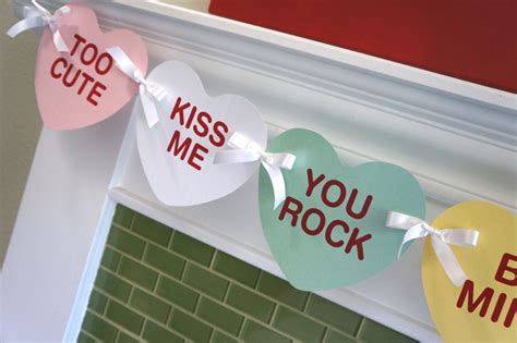 Easy DIY Valentine's Day Printable Banner | Free ...