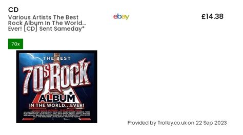 Various Artists The Best Rock Album In The World Ever Cd Sent