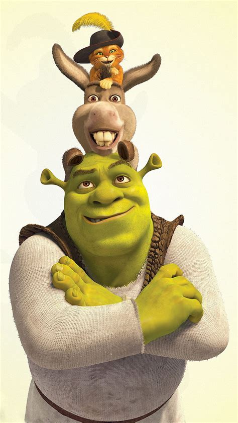 Shrek Cartoon Hat Poster Ogre Sword Puss In Boots Donkey Puss