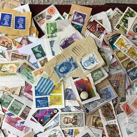 Lot Of 500 Vintage International Postage Stamps Cancelled Etsy