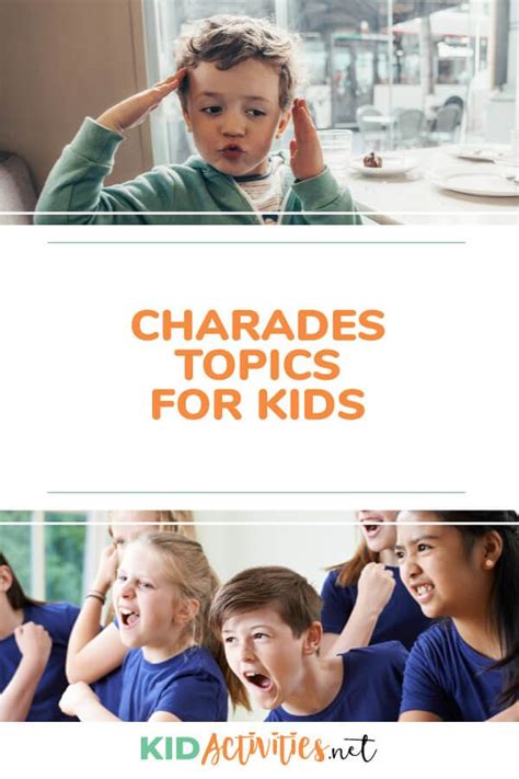 101 Good Charades Ideas For Kids To Act Out Plus Movie Charades Ideas