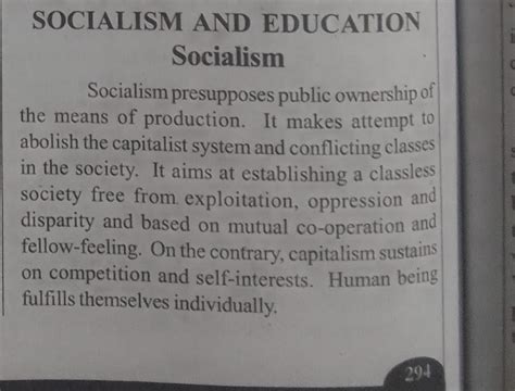 Socialism And Education Impact Of Socialism On Education Social