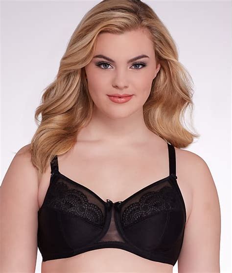 glamorise wonderwire® satin and lace bra and reviews bare necessities style 9840