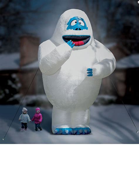 Gigantic 15 Ft Bumble Abominable Snowman Lighted Inflatable Holiday Greeter Island Misfit