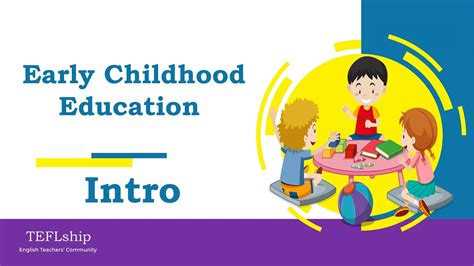 1 Intro Early Childhood Education Youtube