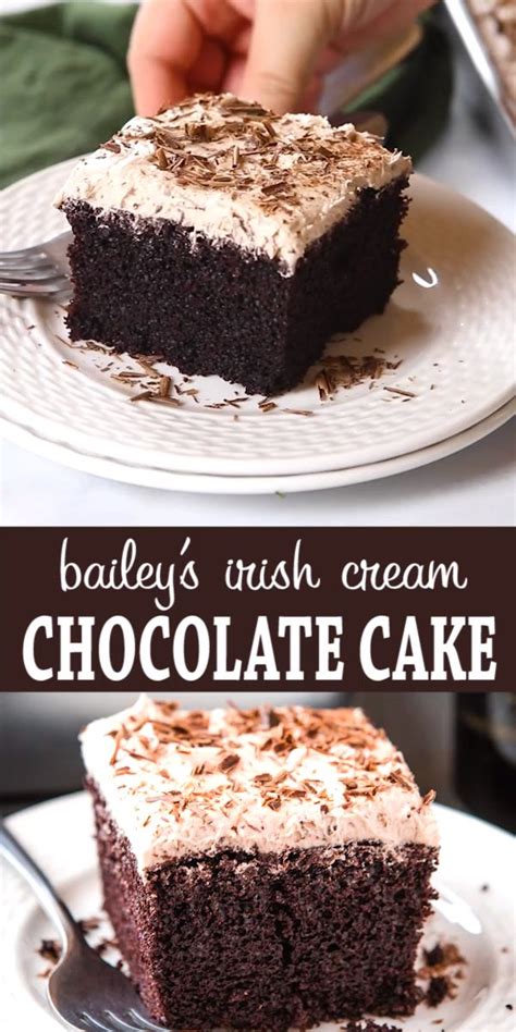 Baileys Chocolate Cake With Baileys Frosting Video Recipe Video