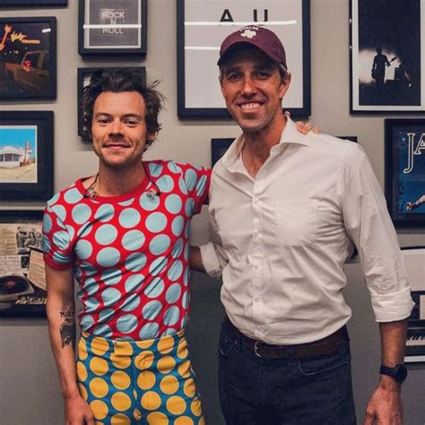 Beto O Rourke Poses Backstage With Harry Styles During Texas Tour