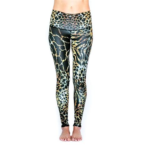 African Animal Eco Friendly Yoga Pants Or Workout Leggings Made From