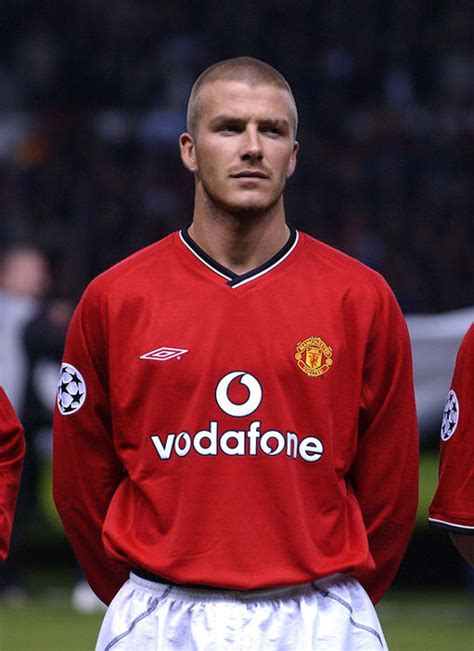 David Beckham Manchester United Champions League Home